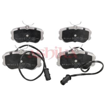 Jeu de 4 plaquettes de frein avant ASHIKA [50-00-0206]