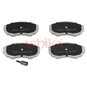 Jeu de 4 plaquettes de frein avant ASHIKA OEM 0006000629136 Jeu de 4 plaquettes de frein avant ASHIKA OEM 0006000629136