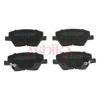 Jeu de 4 plaquettes de frein avant ASHIKA OEM 77367910