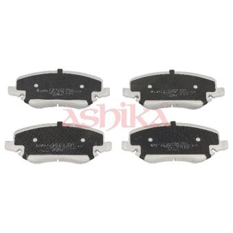 Jeu de 4 plaquettes de frein avant ASHIKA OEM 77362272