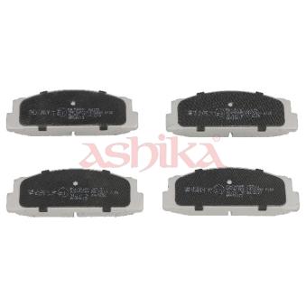 Jeu de 4 plaquettes de frein avant ASHIKA 50-00-0249