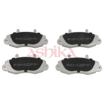 Jeu de 4 plaquettes de frein avant ASHIKA OEM 1134158