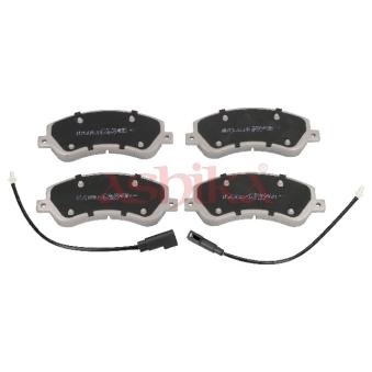 Jeu de 4 plaquettes de frein avant ASHIKA OEM 1721087