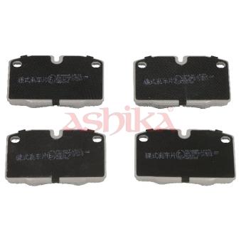 Jeu de 4 plaquettes de frein avant ASHIKA 50-00-0406