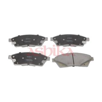 Jeu de 4 plaquettes de frein avant ASHIKA [50-00-041]