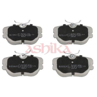 Jeu de 4 plaquettes de frein avant ASHIKA 50-00-0415