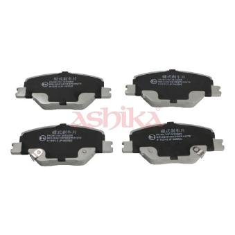 Jeu de 4 plaquettes de frein avant ASHIKA OEM 84124408