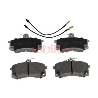 Jeu de 4 plaquettes de frein avant ASHIKA 50-00-046