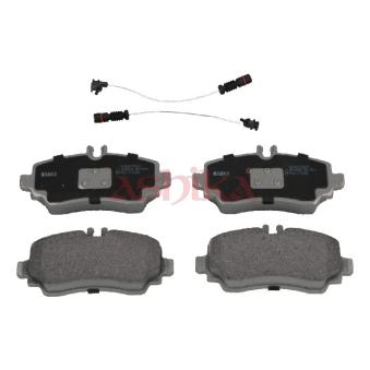 Jeu de 4 plaquettes de frein avant ASHIKA OEM A1684201320