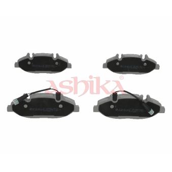 Jeu de 4 plaquettes de frein avant ASHIKA OEM 0034207910
