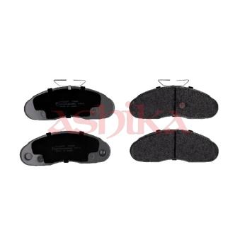 Jeu de 4 plaquettes de frein avant ASHIKA OEM 069052940