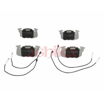 Jeu de 4 plaquettes de frein avant ASHIKA 50-00-0602