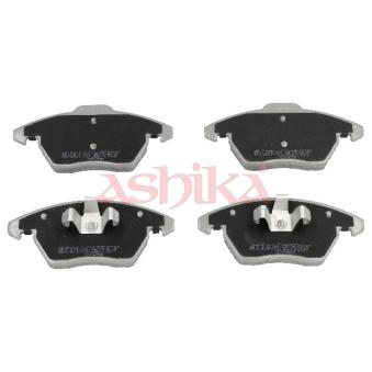 Jeu de 4 plaquettes de frein avant ASHIKA OEM 1636411180 Jeu de 4 plaquettes de frein avant ASHIKA OEM 1636411180