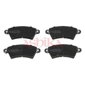 Jeu de 4 plaquettes de frein avant ASHIKA OEM 172103