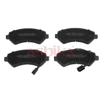 Jeu de 4 plaquettes de frein avant ASHIKA OEM 1623842580