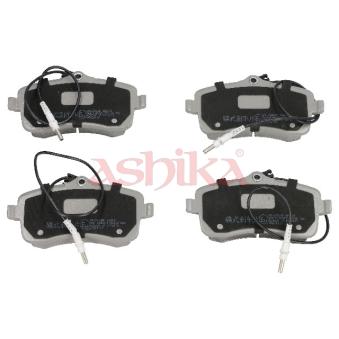 Jeu de 4 plaquettes de frein avant ASHIKA OEM E172236