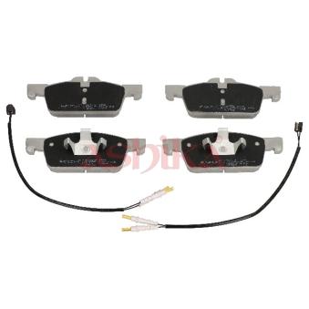 Jeu de 4 plaquettes de frein avant ASHIKA [50-00-0657]