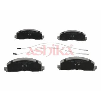 Jeu de 4 plaquettes de frein avant ASHIKA OEM 7701202956
