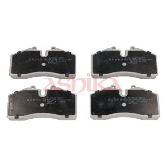 Jeu de 4 plaquettes de frein avant ASHIKA 50-00-0904