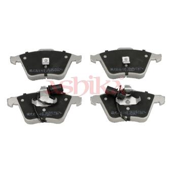 Jeu de 4 plaquettes de frein avant ASHIKA OEM 4B0698151AC