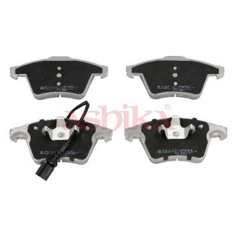 Jeu de 4 plaquettes de frein avant ASHIKA OEM 7H0698151A