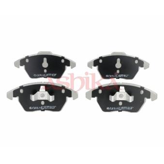 Jeu de 4 plaquettes de frein avant ASHIKA OEM 8X0698151