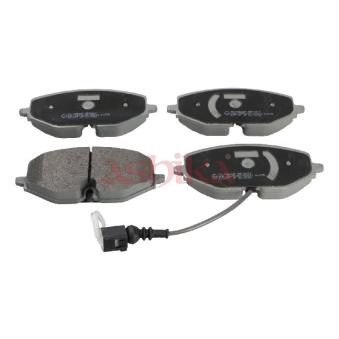 Jeu de 4 plaquettes de frein avant ASHIKA OEM 5WA698151 Jeu de 4 plaquettes de frein avant ASHIKA OEM 5WA698151