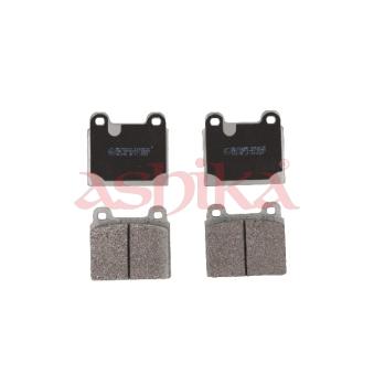 Jeu de 4 plaquettes de frein avant ASHIKA OEM 2116981512