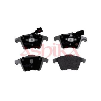 Jeu de 4 plaquettes de frein avant ASHIKA [50-00-0971]
