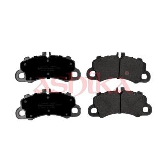 Jeu de 4 plaquettes de frein avant ASHIKA OEM 95B698151AA