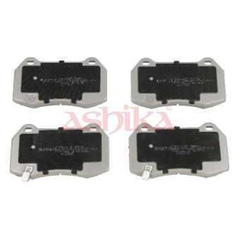 Jeu de 4 plaquettes de frein avant ASHIKA 50-01-113 pour NISSAN 350 3.5 - 301cv