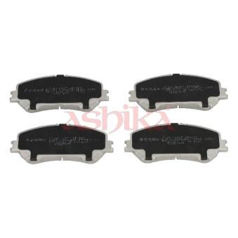 Jeu de 4 plaquettes de frein avant ASHIKA OEM D10604EA0AVA
