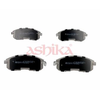 Jeu de 4 plaquettes de frein avant ASHIKA [50-01-165]