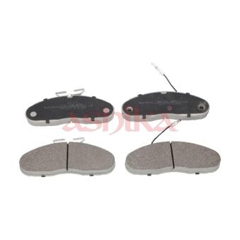 Jeu de 4 plaquettes de frein avant ASHIKA 50-01-196