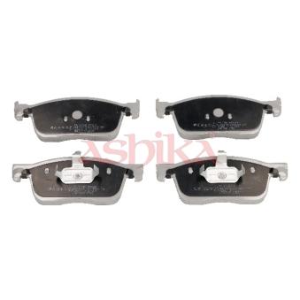 Jeu de 4 plaquettes de frein avant ASHIKA 50-02-2023