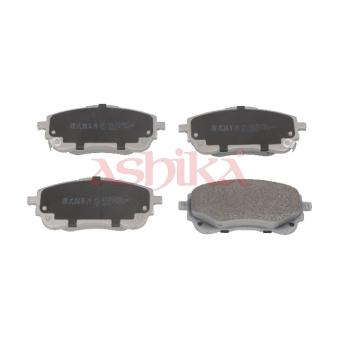 Jeu de 4 plaquettes de frein avant ASHIKA OEM 0446502470 Jeu de 4 plaquettes de frein avant ASHIKA OEM 0446502470