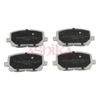 Jeu de 4 plaquettes de frein avant ASHIKA [50-02-213]