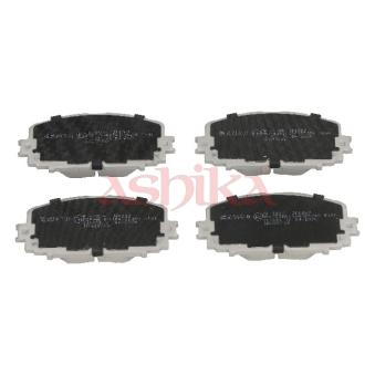 Jeu de 4 plaquettes de frein avant ASHIKA [50-02-220]