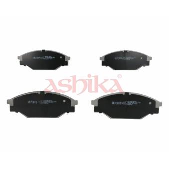 Jeu de 4 plaquettes de frein avant ASHIKA OEM 0449120581
