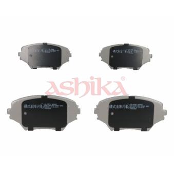 Jeu de 4 plaquettes de frein avant ASHIKA [50-02-280]