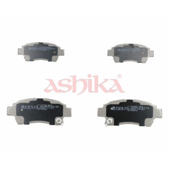 Jeu de 4 plaquettes de frein avant ASHIKA 50-02-281 pour LANCIA YPSILON 1.6 - 110cv