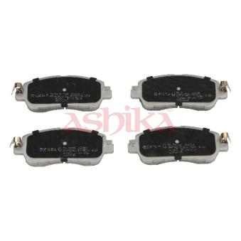 Jeu de 4 plaquettes de frein avant ASHIKA OEM D10605RB0A