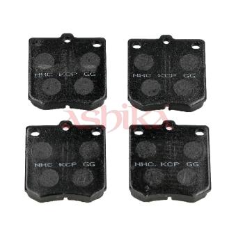 Jeu de 4 plaquettes de frein avant ASHIKA 50-03-304