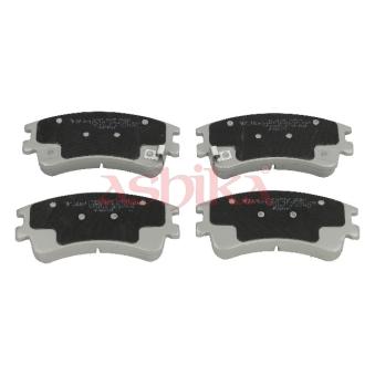 Jeu de 4 plaquettes de frein avant ASHIKA OEM GJYF3328ZB