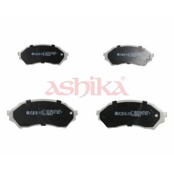 Jeu de 4 plaquettes de frein avant ASHIKA [50-03-311]