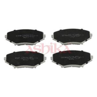 Jeu de 4 plaquettes de frein avant ASHIKA [50-03-313]