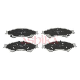 Jeu de 4 plaquettes de frein avant ASHIKA OEM 1723538