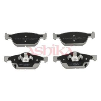 Jeu de 4 plaquettes de frein avant ASHIKA [50-04-407]