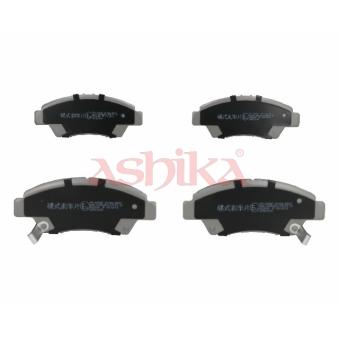 Jeu de 4 plaquettes de frein avant ASHIKA [50-04-435]