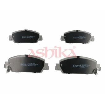 Jeu de 4 plaquettes de frein avant ASHIKA [50-04-438]